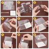 10pcs Transparent Cake Boxes: Foldable with Handles Perfect for Display & Gifting Bakery Delights