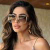 Retro Square Sunglasses For Women With Uv400 Protection And Tinted Pc Lenses For Outdoor Fashion