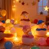Bubble Blowing Duck Fidget Toy BPA-free Soft PVC Stress Relief Sensory Toy for Kids Adults Travel Pocket Fidget Use
