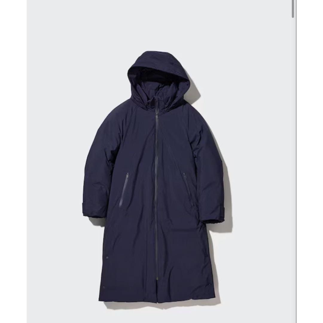 Ultra warm hybrid down long coat
