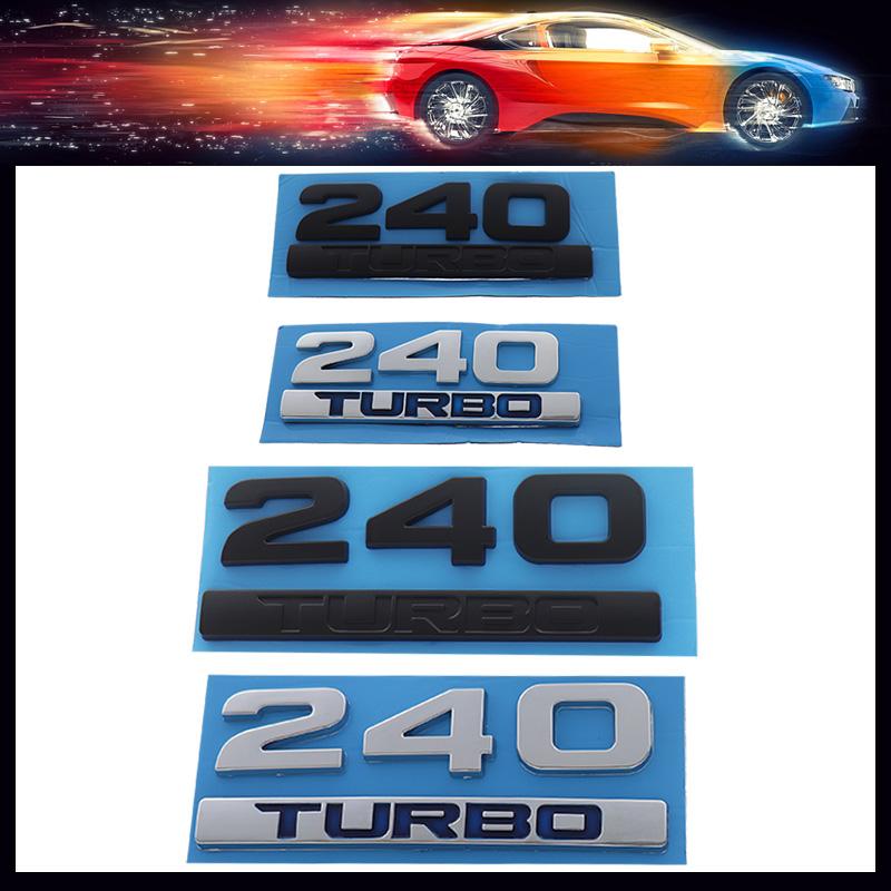 3D Premium TURBO 240 TURBO für Auto Kotflügel Kofferraum Heckhaube Aufkleber Emblem Abzeichen Aufkleber Zubehör