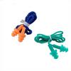 10pcs Silicone Corded Ear Plug with Lanyard Reusable Hearing Protection Noise Reduction Safe Work Comfortable Earplugs Earmuff