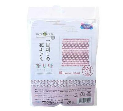 Olympus Seishi Flower Dishcloth, SK398, Red, OLY-SK398