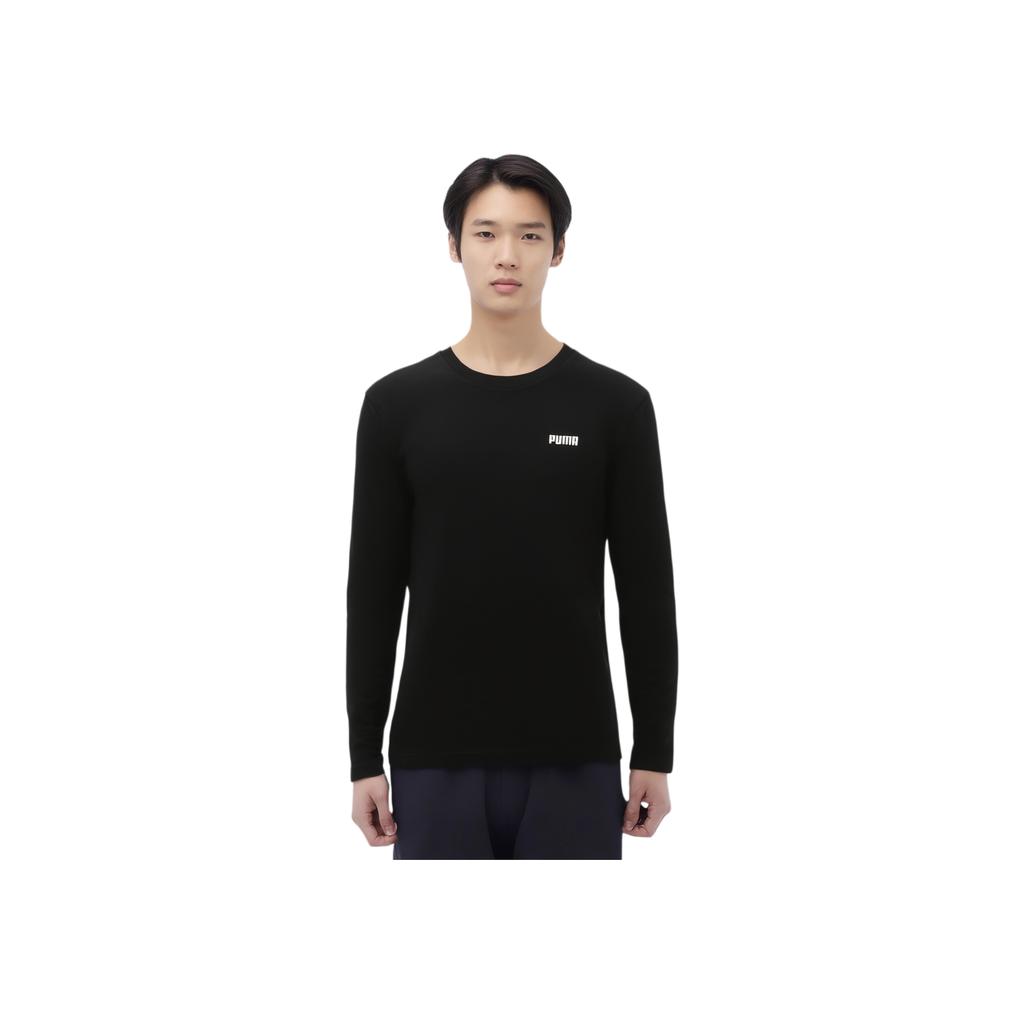 Puma Simple Comfortable Letter Breathable Long Sleeve T-Shirt Men Tops 693000-01