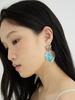 Lovuee Glass Cameo Earrings
