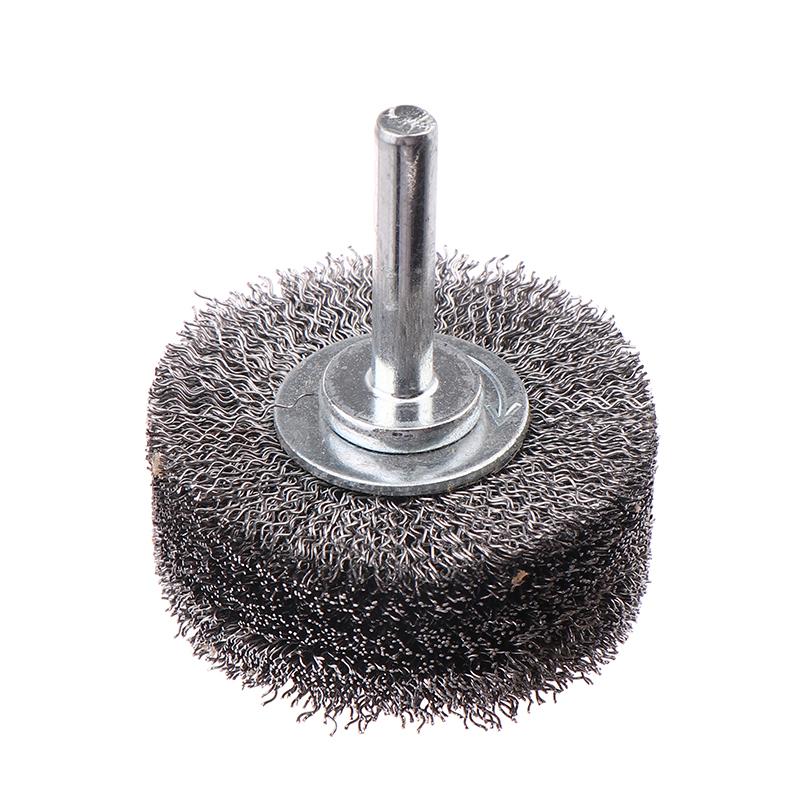 1/2/5PCS Professional Stainless Steel Wire Brush Wheel 2" 50Mm - Rotary Polishing Tool For Metal Rust Removal