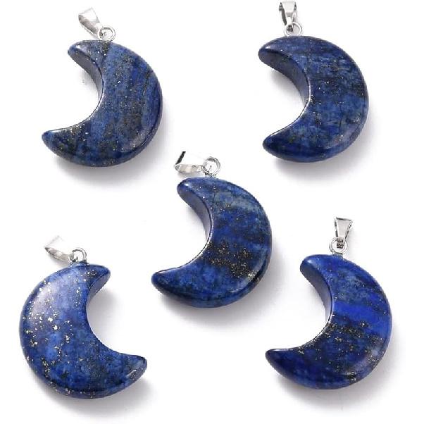 Ipotkitt 30 Pcs Natural Mixed Gemstone Connector Charms Sun Stone Charms Links Celestial Stone Charms for Jewelry Making DIY Craft Findings