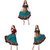 Flamenco Performer Outfit With Polyester And Spandex For Theatre And Dance Shows