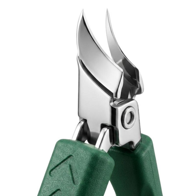 Nail Clippers High Precision Ultra Sharp Pointed Nose High-End Angled Mouth Fine Cutters for Delicate Nail Trimming