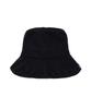Bajal Wide Brim Washed Bucket Hat Black