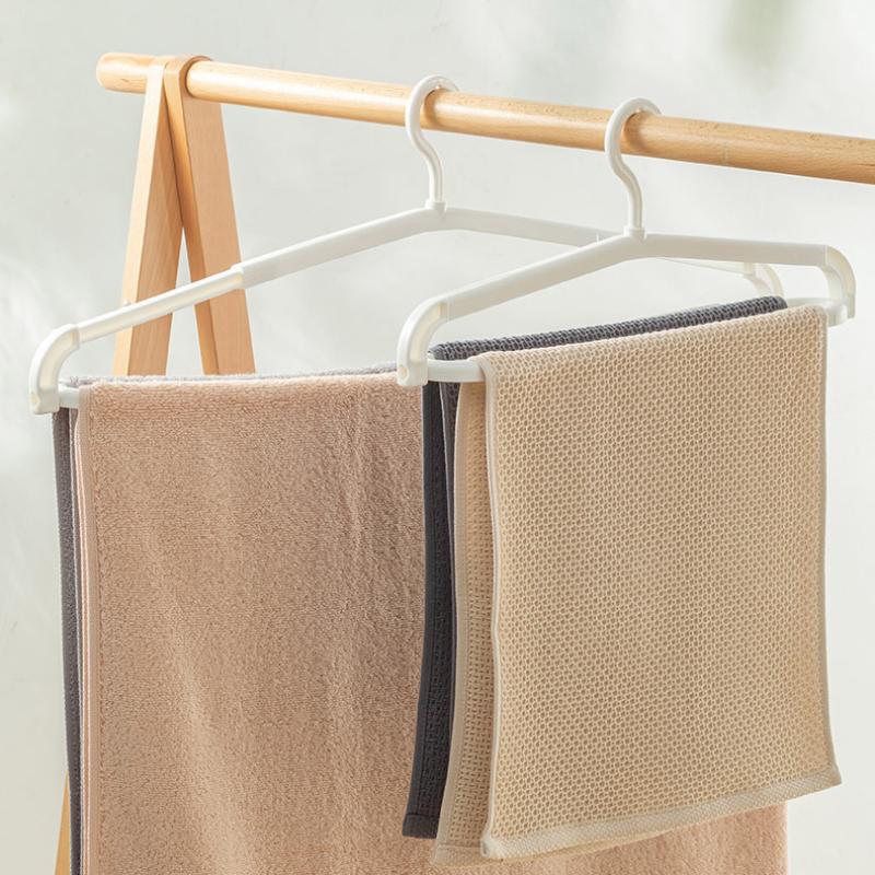 Stretchable Clothes Hanger With Extendable Arms For Bed Sheets Blankets Towels Adult Child Baby Laundry Drying Space Saving