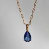 18k Gold-Plated Retro Zircon Birthstone Necklace