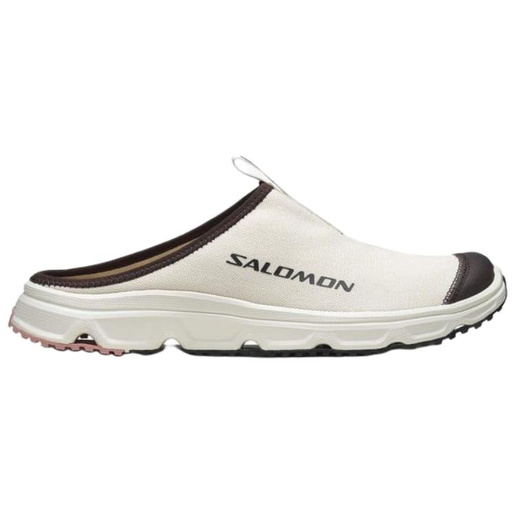 Salomon Rx Slide 3.0 Canvas Comfortable Soft Non-Slip Clogs Unisex Footwear White Green 477569