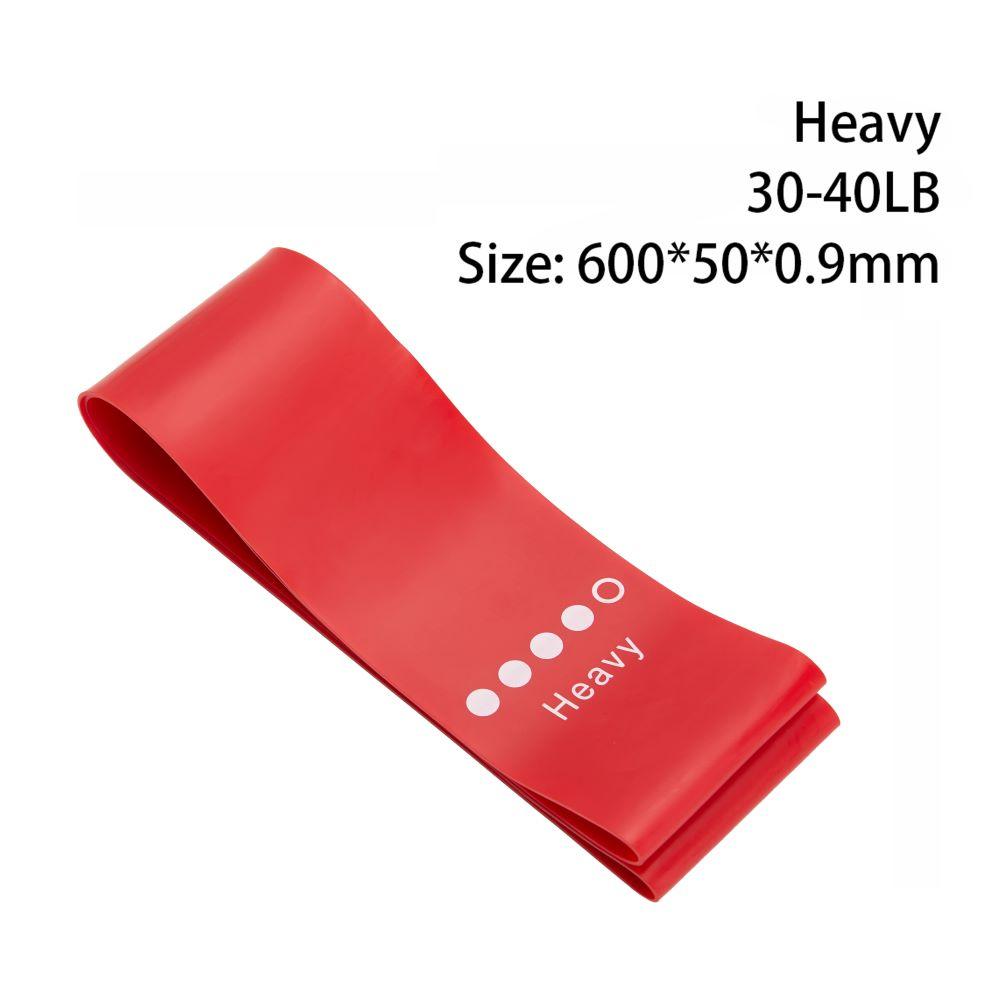 Yoga Resistance Rubber Band Fitness Elastic Band 03 To 11 Mm Gym Strength Training Pilates Latex Elastic Band Indoor Equipment