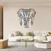 Elephant Shape Wall Hanging Decoration Crafting Mould Holographics Silicone Mold for Wall Sticker Jewelry Making Tool