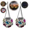 Housewarming Gifts for Home Solar Butterfly Hanging Lantern, Iron Wire 3D Garden Light with Patio Lighting Warm Glow, Waterproof Outdoor Yard