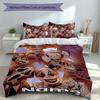 3pcs Custom Name Horror movies Set,Includes 1 Duvet Cover and 2 Pillowcases,All-season Bedroom Decor