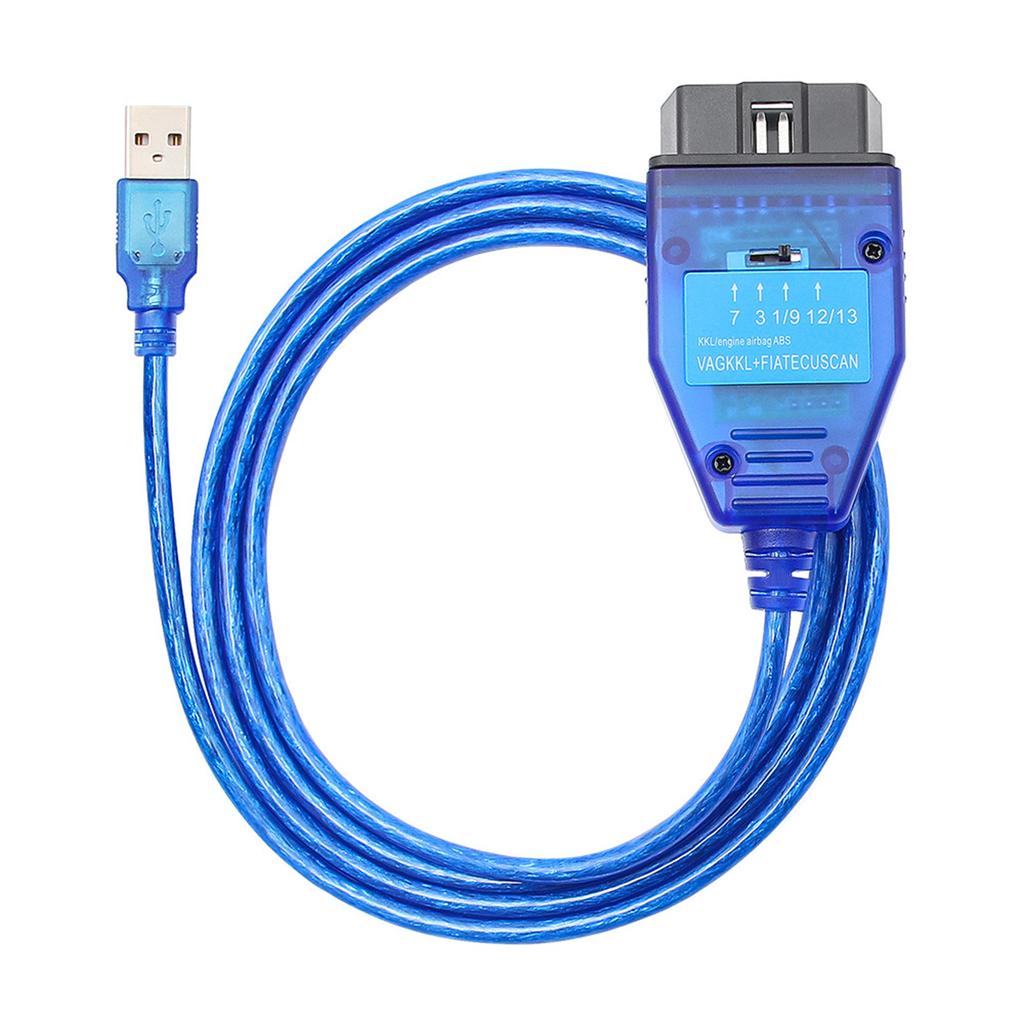 FT232RL Chip For 409 KKL Chip OBD2 Auto Car Diagnostic Cable Car Scanner Tool 4 Way Switches USB Interfaces