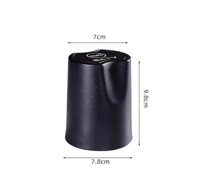 Durable Frosted Dice Cup: Thick, Drop-Resistant Tavern Accessory Frosted Black No Dice
