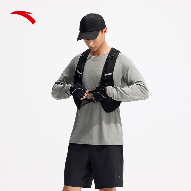Anta Men s Quick-Dry Long Sleeve Running T-Shirt L