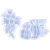 Valentines Pumpkins Grape Mold Semi-stereoscopic Ornaments Pendant Epoxy Resin Crafting Mold Jewelry Making Supplies