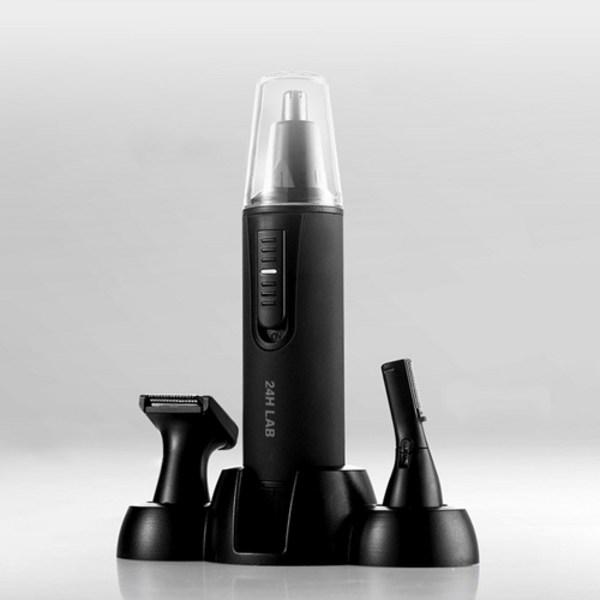 

24H LAB Электрический прибор для удаления волос в носу, волосы в носу, волосы в ушах, брови, средство для удаления тонких волос, грумер, мульти-триммер, машинка для стрижки, 24HL-NEHTRM, черный