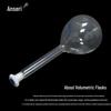 AnseRui 250ml Borosilicate Glass Volumetric Flask, 2-Pack