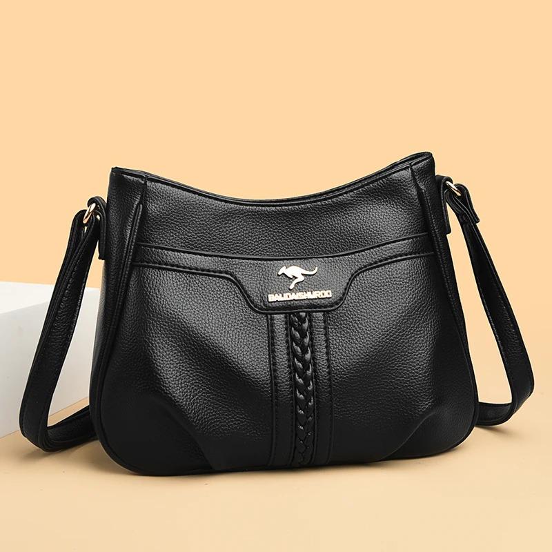 Einfache Retro Damen Schultertasche, Lässige Umhängetasche, Modische Damen Schultertasche, Geeignet für Alltag, Shopping, Pendeln