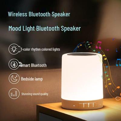 Bluetooth Speaker with Tap Light: Wireless Bedside Lamp and Subwoofer for High-Quality Sound