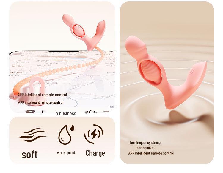 Laureus Hollow Wearable Vibrator: G-Spot Stimulating, Multi-Frequency, App-Controlled Adult Toy
