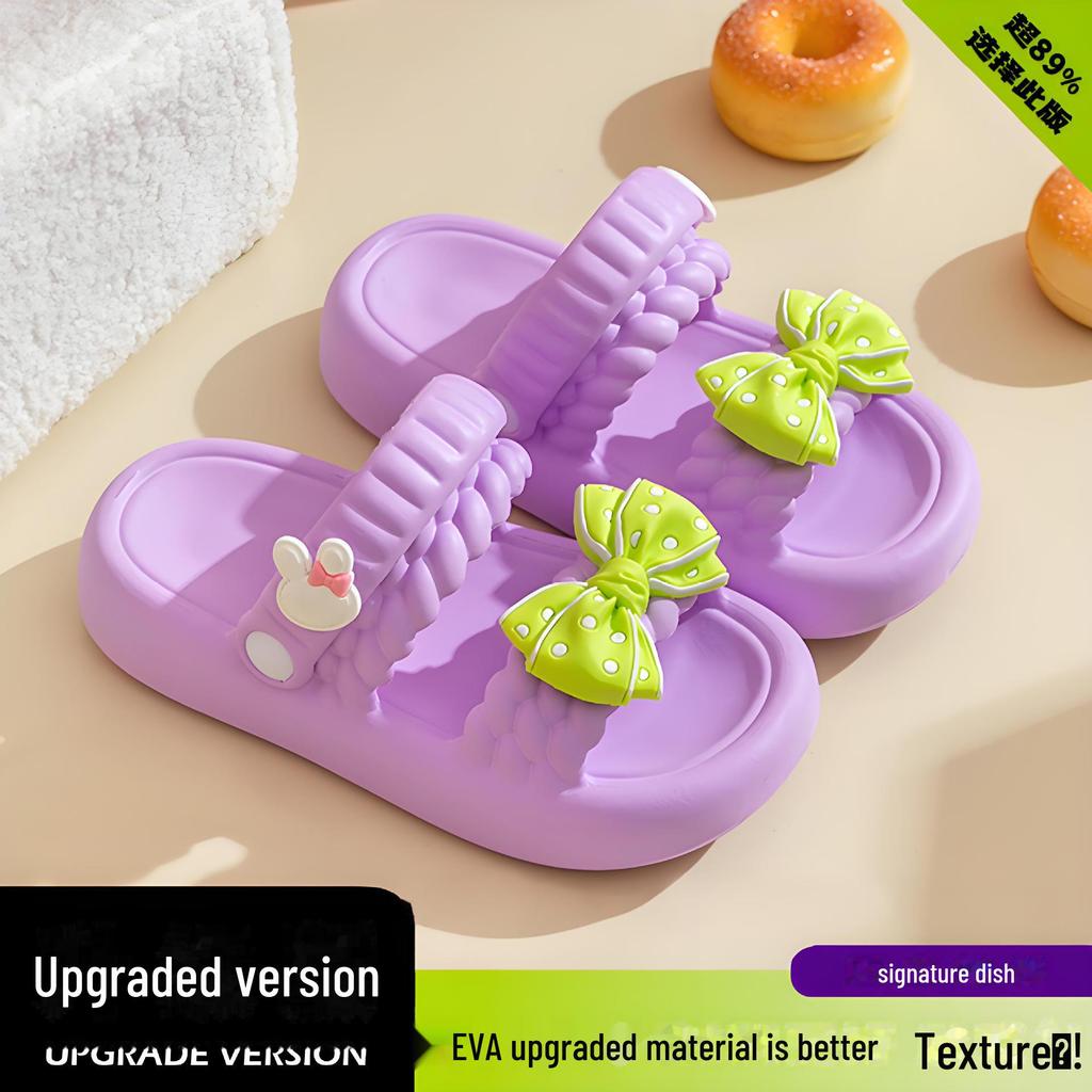 2024 Eva Princess Fashion Sandale antiderapante pentru fete - Papuci de plajă casual, moi, cu talpă groasă