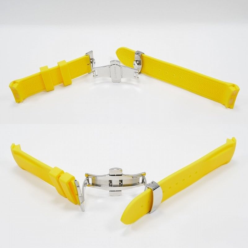 Swatch X OMEGA Exclusive Rubber Strap with D-Buckle (Yellow)
