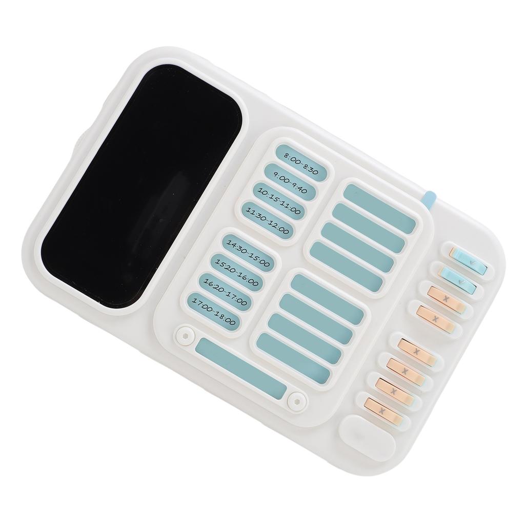 Silent Visual Timer with Planning Board Task Cards Kids Time Manager Alarm Clock for Classroom and Home Use