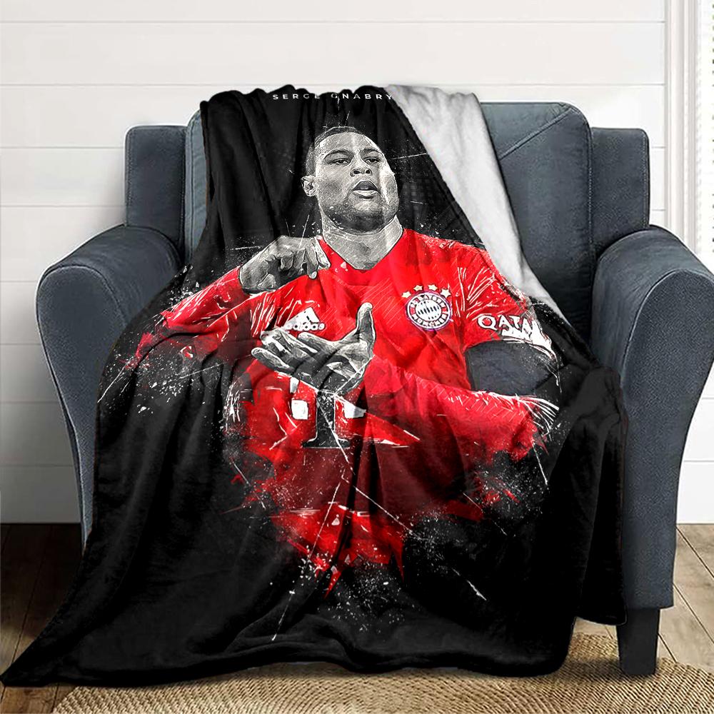 Urban Style Portrait Blankets Flannel Printed Breathable Warm Throw Blanket for Home Office Bedspreads 0708a71