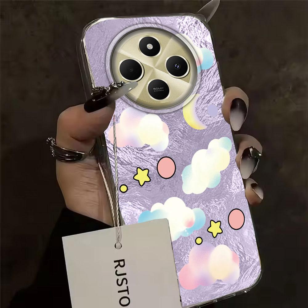 Blue White Clouds Vortex Texture Phone Case for Xiaomi Redmi Note 14 13 12 11 11S 10 9 8 Pro 9C 13C 14C A5 A3 A4 A3X 9C A1 Cover