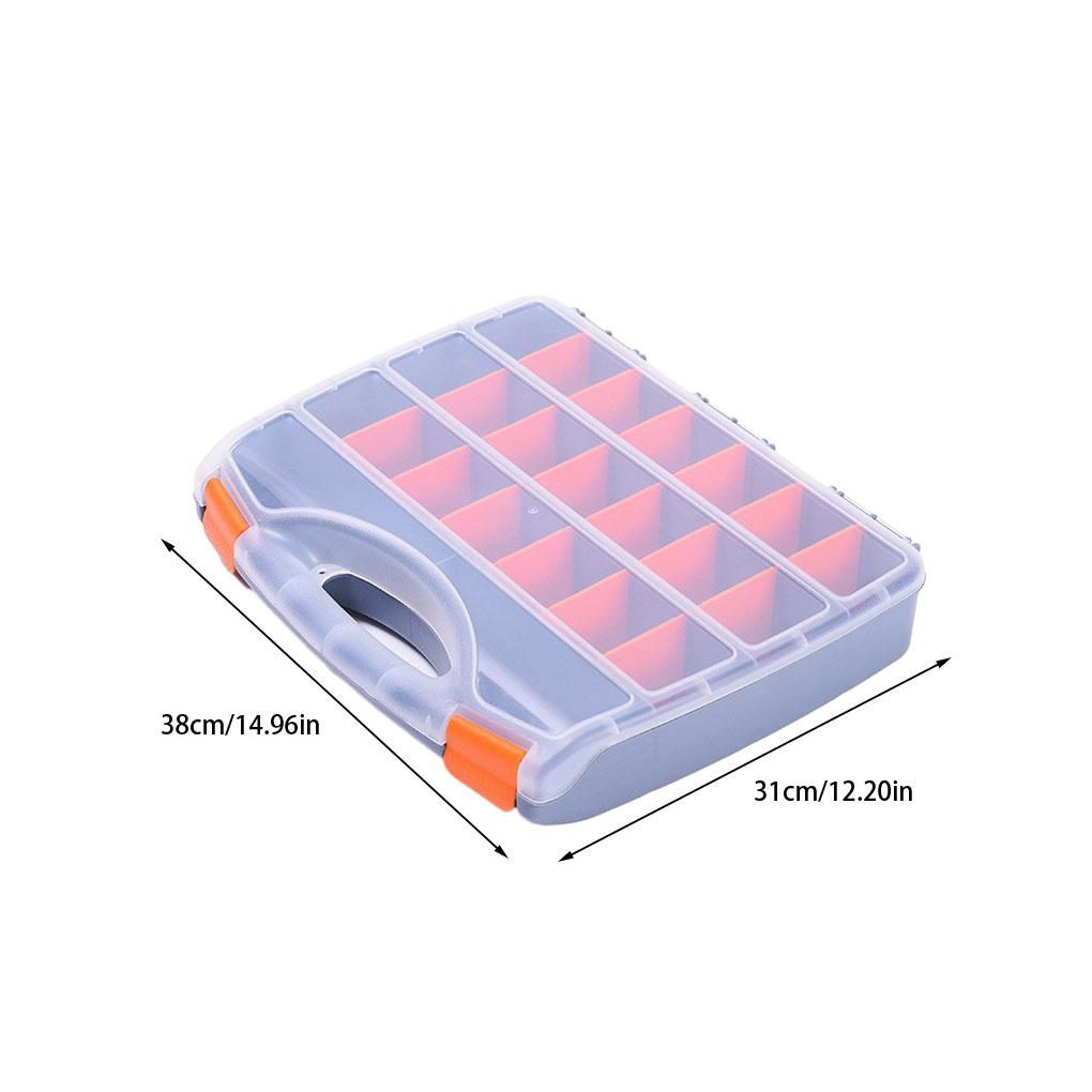 Tool Box Storage Grids Removable Dividers Screws Screwdriver Nuts Compartment Repair Case Organizer for Storing Tools