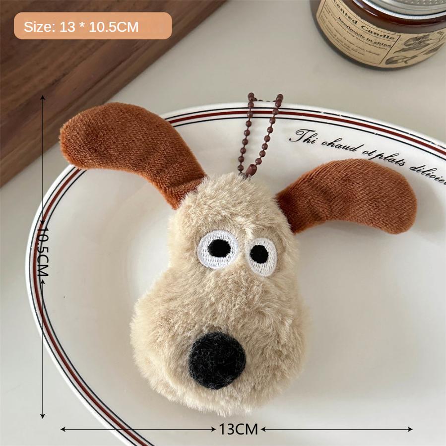 Cute Plush Little Dog Doll Brooch Girl's Handbag Keychain Decoration Pendant Accessories Accessories