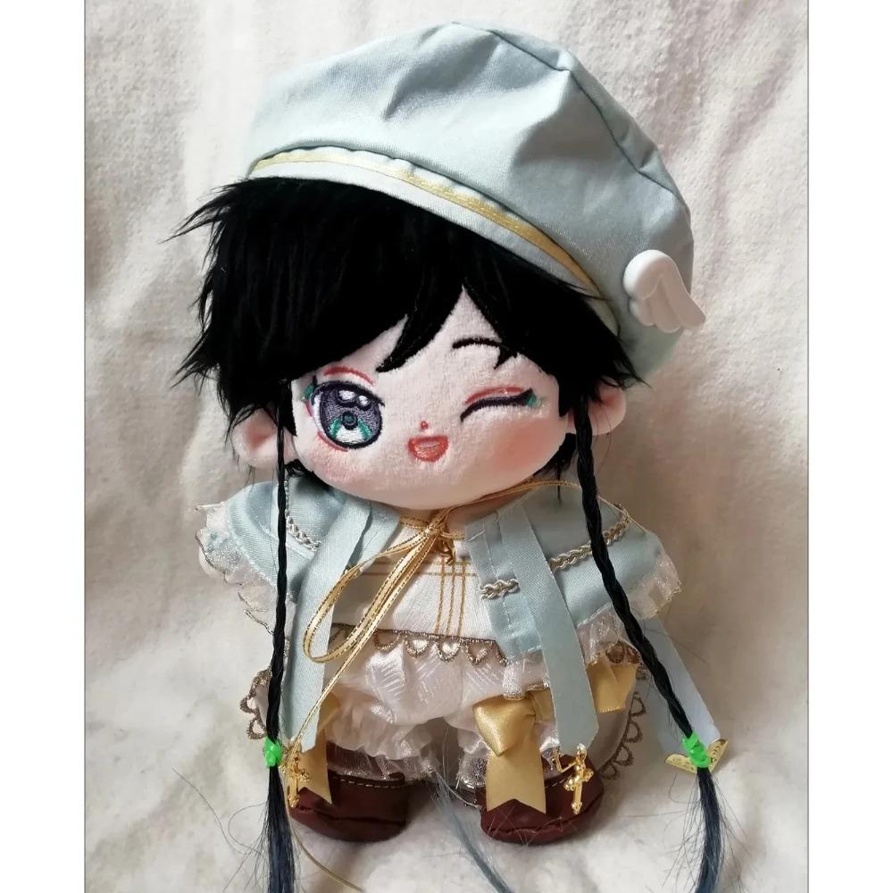 10cm/20cm Cotton Doll Clothes Set Cute Cool Style No-Attribute Plush Doll Outfit Handmade Bluebird Costume