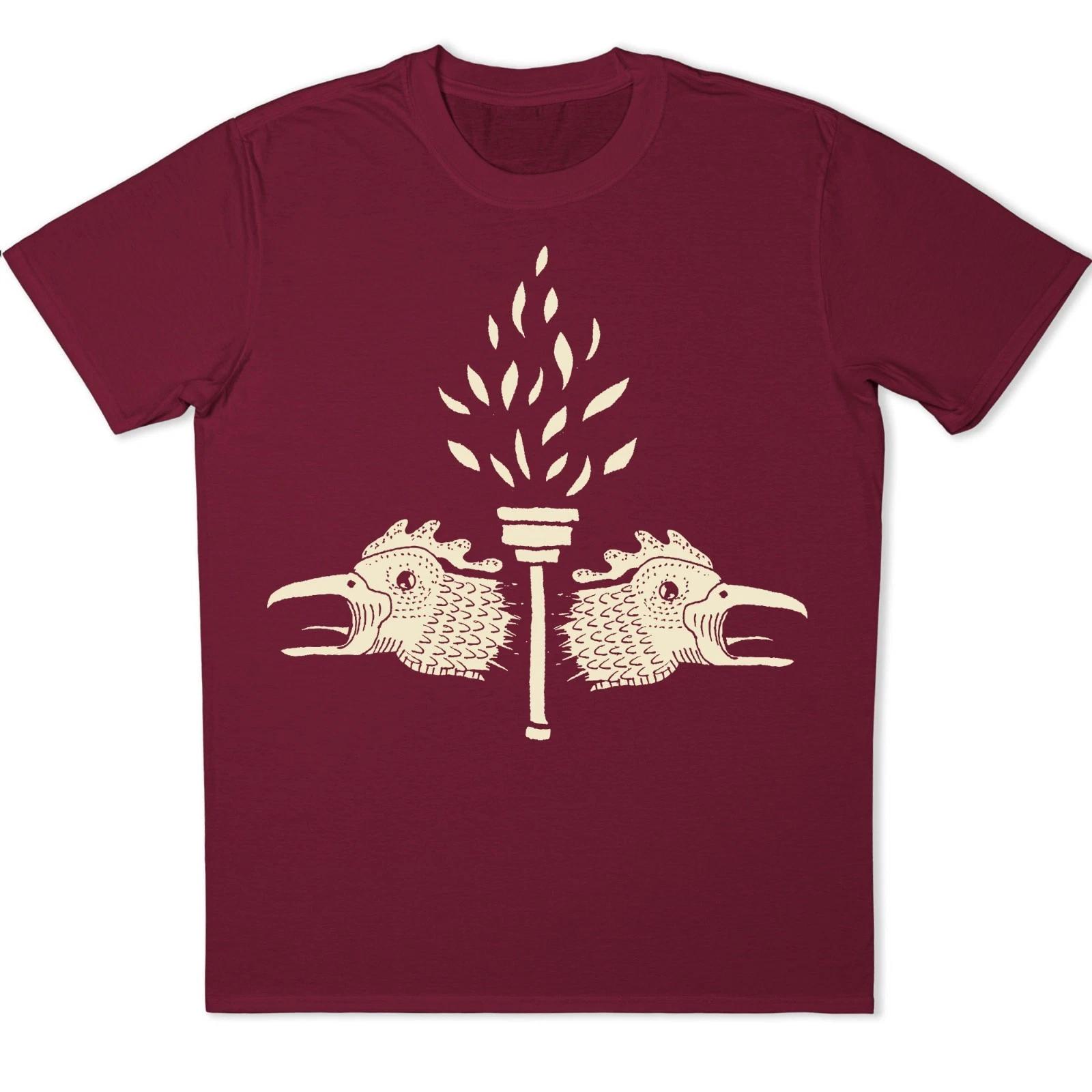 Skull Bird T-Shirt Gothic Tribal Skeleton Crow Flame Tattoo Style Graphic Tee XXXL