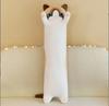 Cuscino Giocattolo a Forma di Gatto Peluche Lungo Per Dormire Con le Zampe Rientrate Per Compagnia Giocattolo da Compagnia Cuscino Regalo Per Notti in Bianco