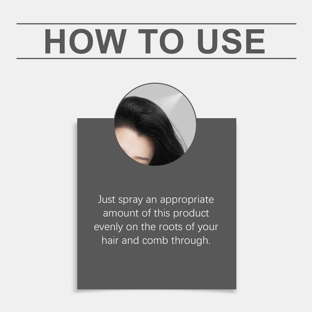 Heegoa No-Wash Dry Hair Spray-Cleanse, Volume, and Smooth Your Hair with Moisturizing Spray