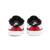 Nike Squash Type Low top Skateboard Shoes Black White Red Infant And Toddler CJ4121-101