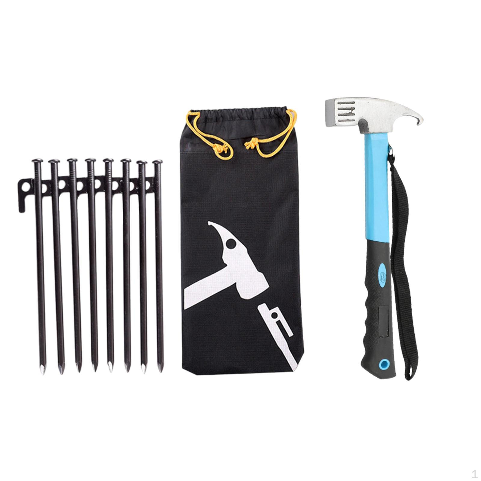 

Набор колышков и молотков для палаток для активного отдыха Blue Hammer