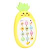Baby Handy Beißring Weiches Silikon Licht Musik Frühe Bildung Lernhandy Spielzeug Gelb