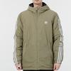 adidas Originals Lock-Up Gepolsterte Jacke mit Wendekapuze Herren Oberbekleidung Olive H14121
