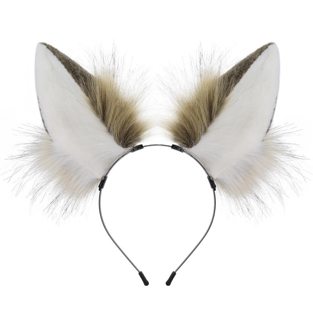 Plush Accessories Cat Ear Headgear Cosplay Hair Accessories Handmade Simulation Animal Ear Headband