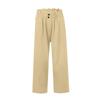 Women's Cotton And Linen Pants Color Loose Casual Elastic Waist Pocket Cropped Pants