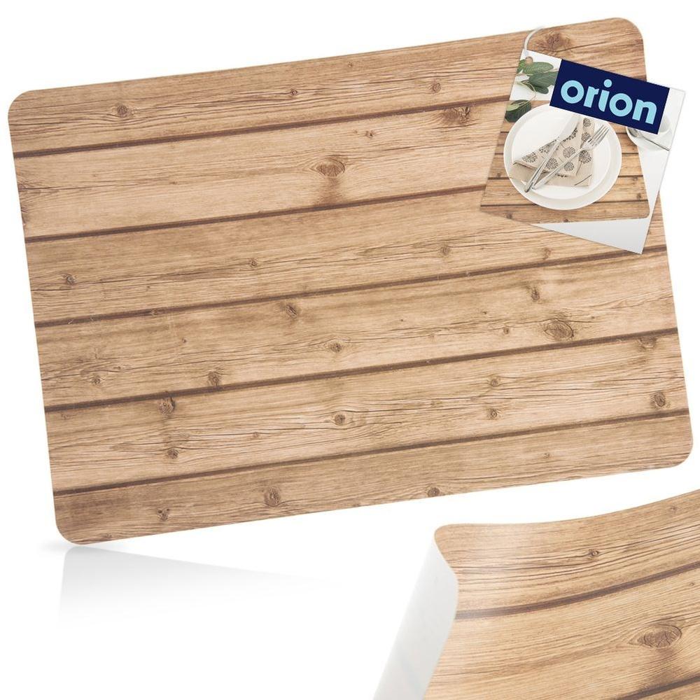 Orion Wood-Effect Table Placemat 43x30cm