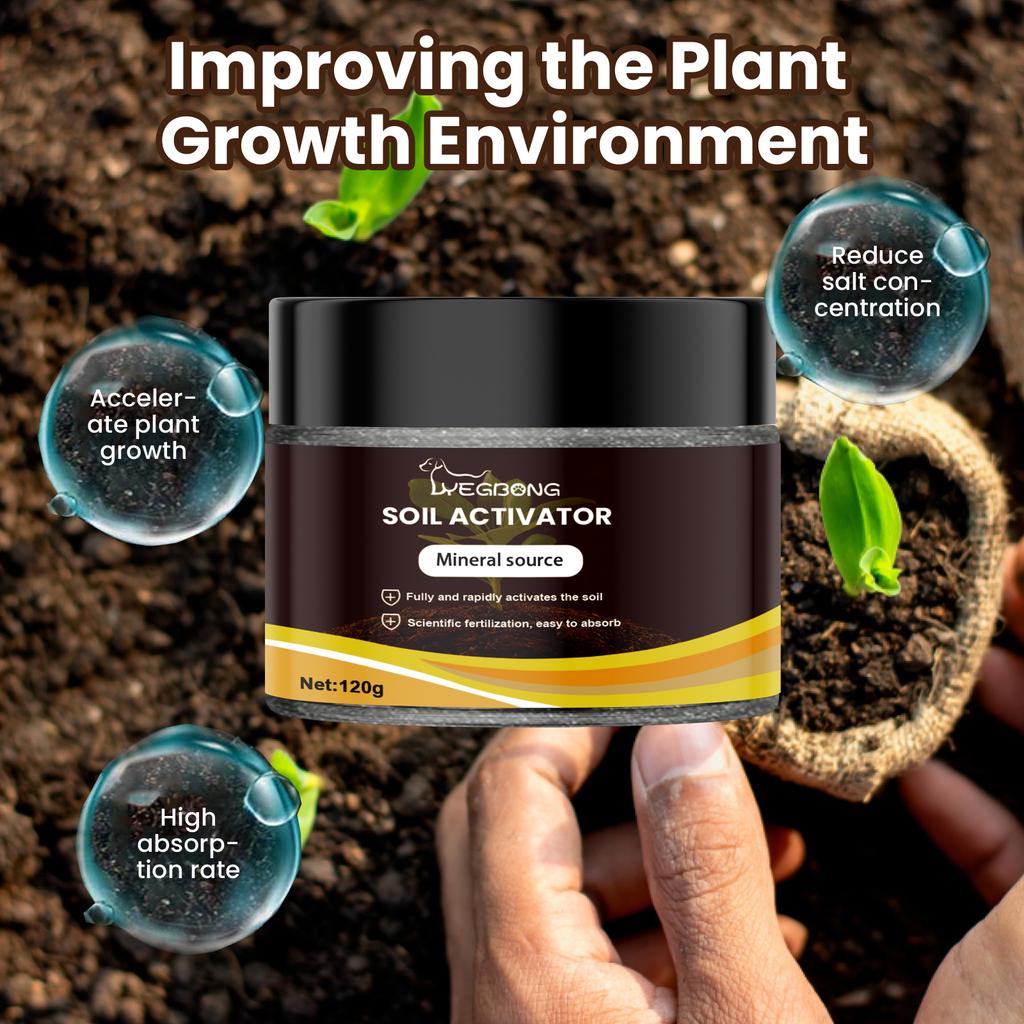Soil Activator Garden Nutrient Loosen Soil Prevent Compaction Root Growth Promoter Plant Fertilizer For Flowers Potted Plants