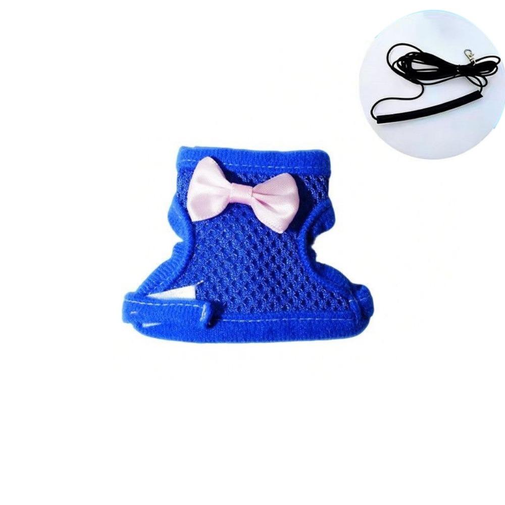 Adjustable Parrot Flying Harness Breathable Parrot Flight Suit Parrot Vest  Macaw Accessories M синий
